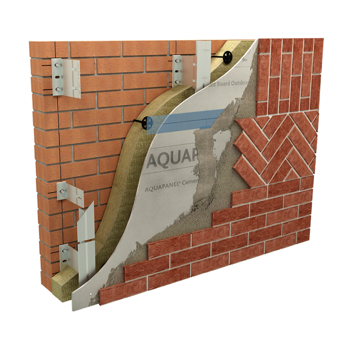 Клинкерная, бетонная или керамическая плитка. Монтаж на Аквапанель®