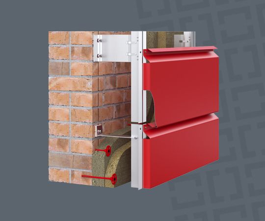 элементы крепления облицовки