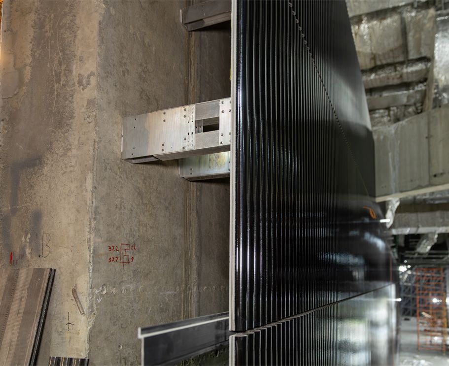 Крепление терракотовых панелей