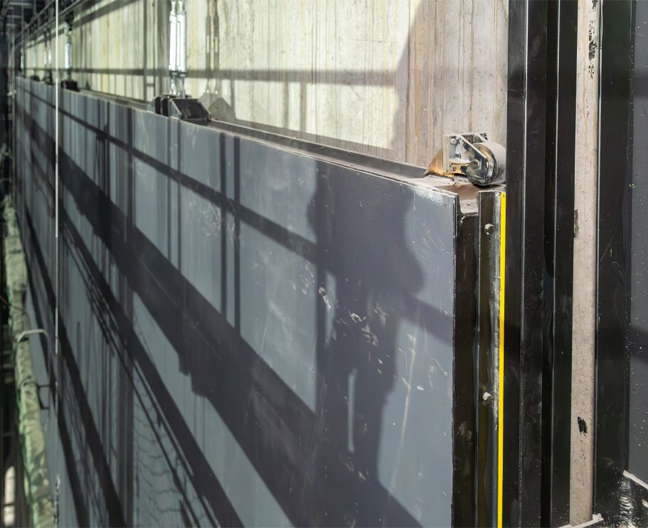 Противопожарный экран: крепление химическими анкерами