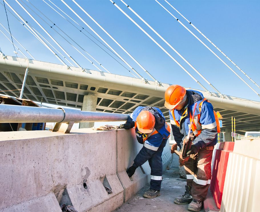 Установка химических анкеров