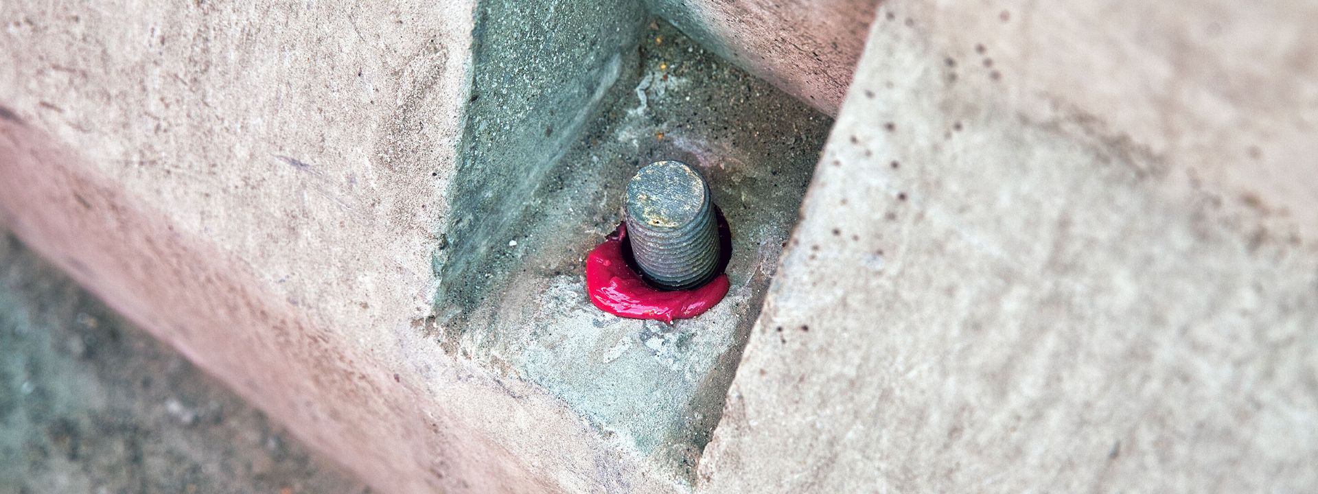 Только что установленный анкер