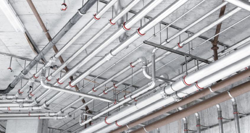 Крепление трубопроводов