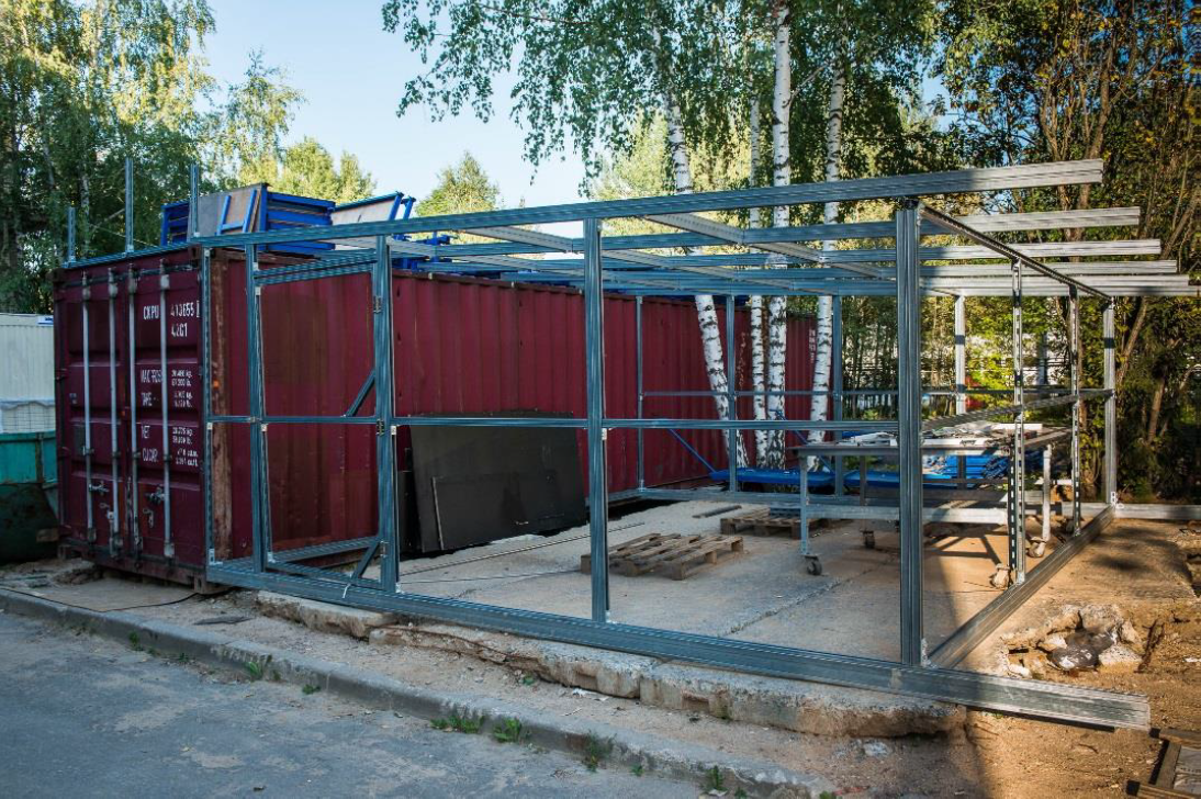 Каркас для вспомогательных сооружений