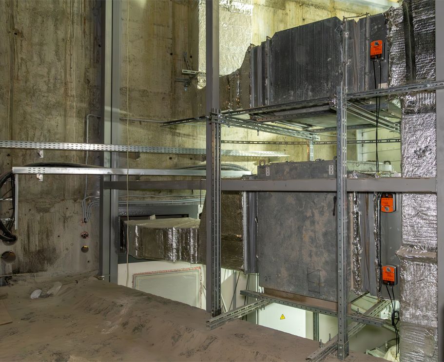 крепление воздуховодов