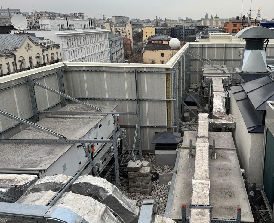 шумоизоляционный экран: вид изнутри