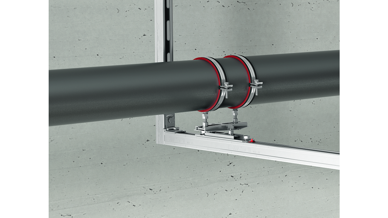 Трубный хомут MP-PI-RU 88-94 M8/M10